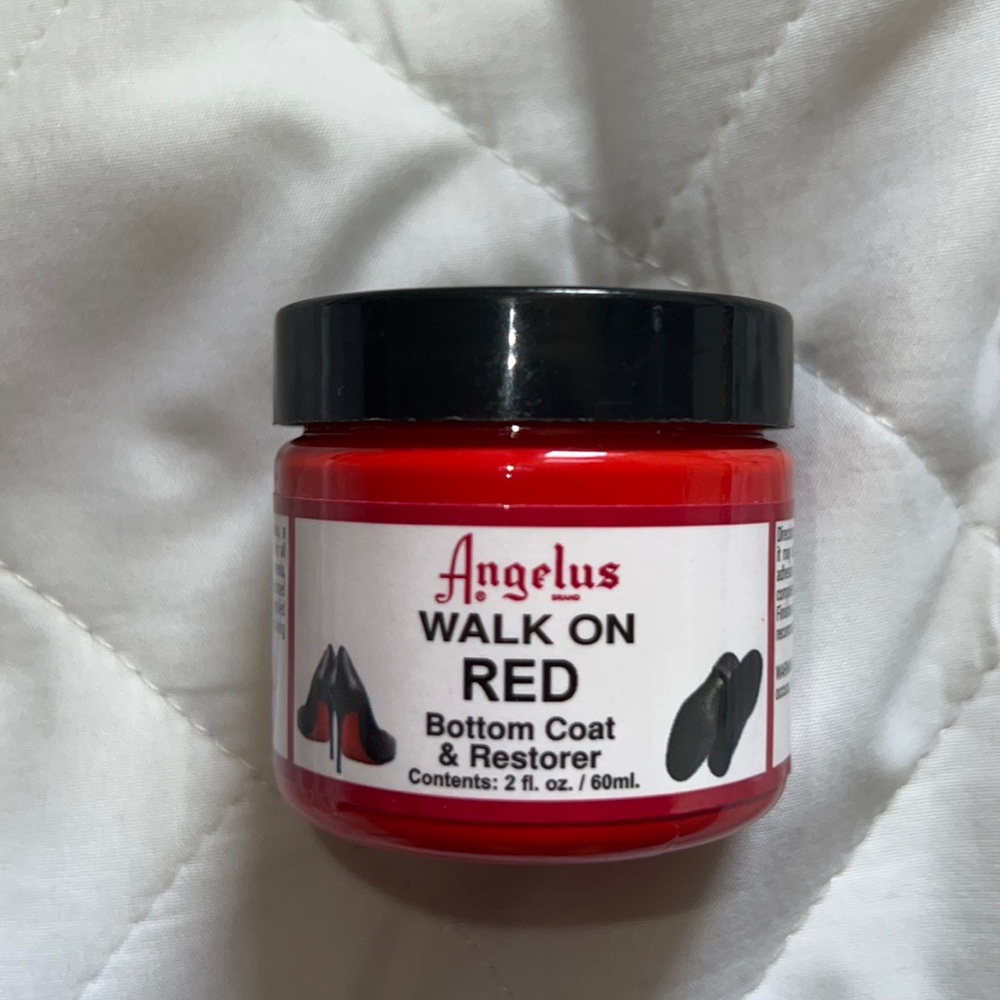 WALK ON RED (RED BOTTOM) restorer paint